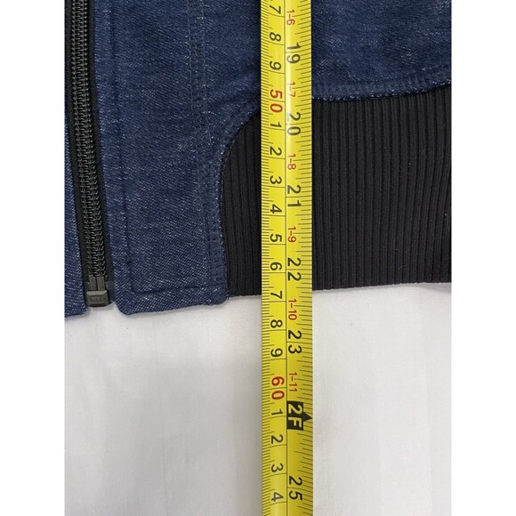 NWT Skechers GO WALK Womens Bomber Jacket XS Navy Blue Black Full Zip DWJA13 - Picture 8 of 9